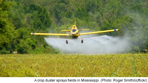 Monsanto’s Glyphosate Blankets GMO Crops Near Schools