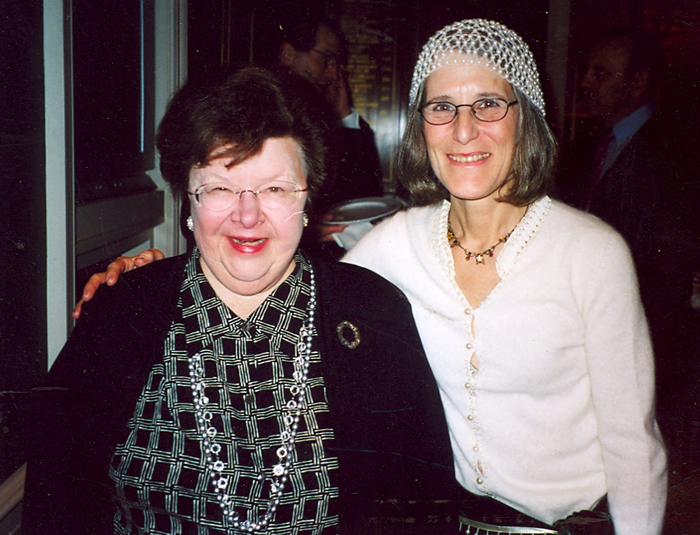 Senator Barbara Mikulski with Zohara in the early 2000s