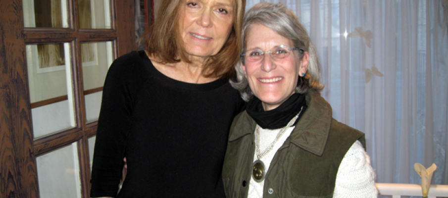 Gloria Steinem and Zoh