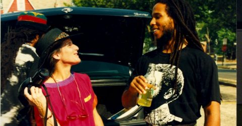 Zoh with Reggae Musician Ziggy Marley