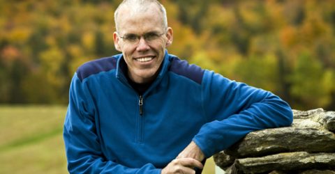 Portrait of Bill McKibben, author and activist. photo ©Nancie Battaglia